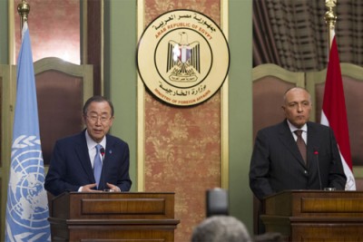 Ban urges all parties to rally around efforts to end bloodshed, obtain Israel-Gaza ceasefire