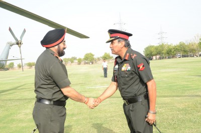 Bikram Singh visits Jaipur  