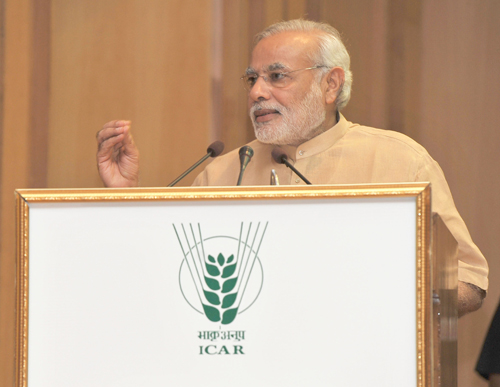Narendra Modi at the 86th Foundation Day of ICAR and ICAR award presentation ceremony