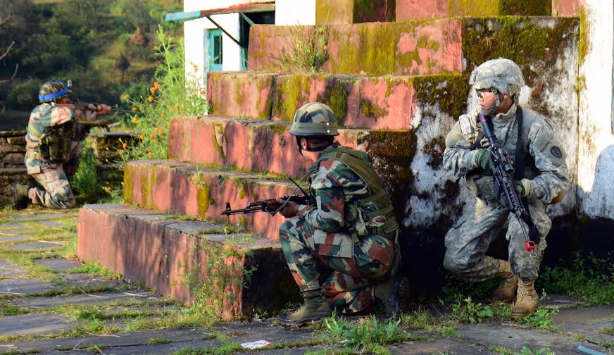 India, US combined military training exercise in progress 