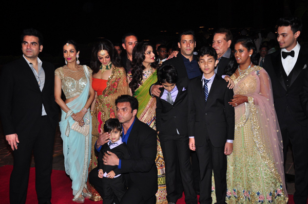 Starry affair at Salman Khan sister's wedding reception