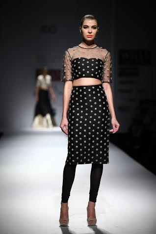 Actress Aditi Rao walks for Payal Singhal at WLIFW