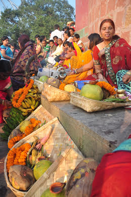 Chhath Puja celebrations in Kolkata