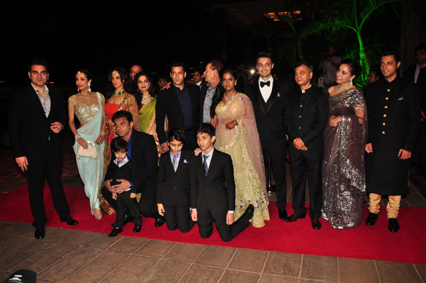 Starry affair at Salman Khan sister's wedding reception