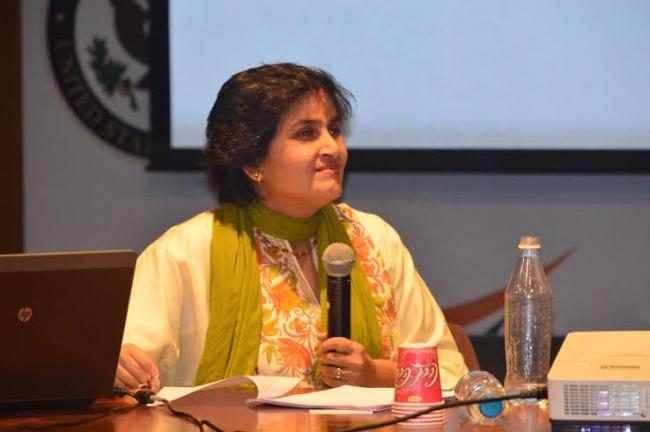 Dr.Esha Niyogi De speaks on films in Kolkata