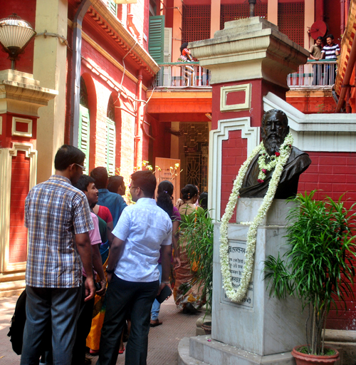 Tagore's birth anniversary celebration at Jorasanko