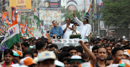 Mamata holds rally in  Kolkata 