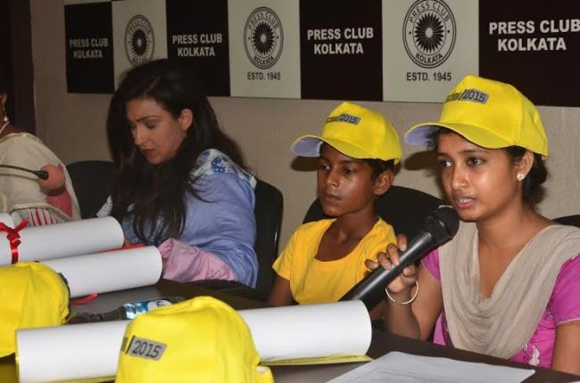 Rituparna joins initiative against child labour