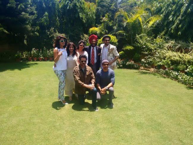 Dil Dhadakne Do team visits Milkha Singh house