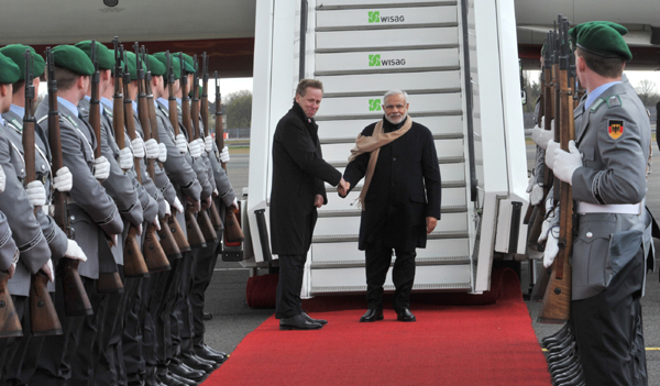 Narendra Modi addressing at the Community Reception, at Berlin, in Germany