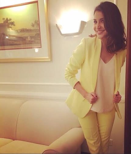 Anushka Sharma in DIVA'NI's Spring Summer 2015 collection