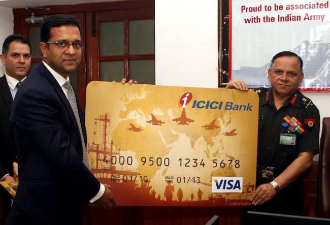 MoU between Indian Army, ICICI Bank