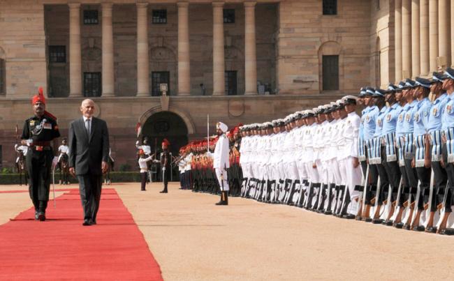 "India supports Ghani's  vision for peace and stability in Afghanistan"