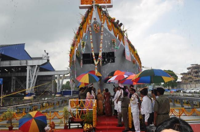 Launching Ceremony of the fourth Anti Submarine Warfare