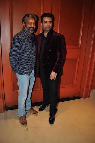 Karan Johar, SS Rajamouli lunch song from Baahubali