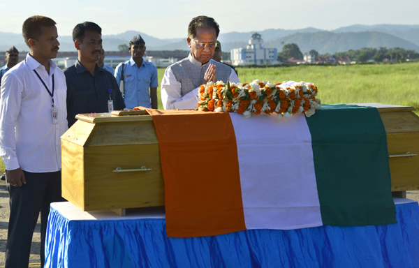  The mortal remains of the former President of India, Dr. A.P.J. Abdul Kalam