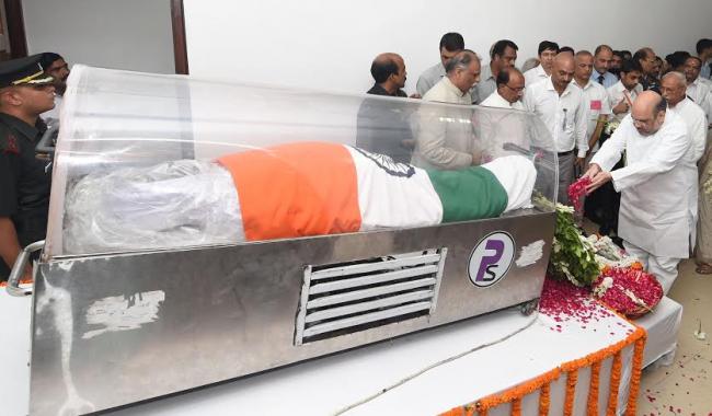 BJP President Amit Shah pays tribute to APJ Abdul Kalam