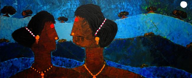 Artiste Mamta Sen pays tribute to poor farmers of Sawantwadi 