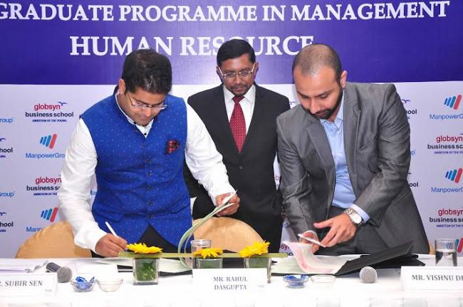 Globsyn Business School ties up with Global HR Leader ManpowerGroup for 2-year PG Programme