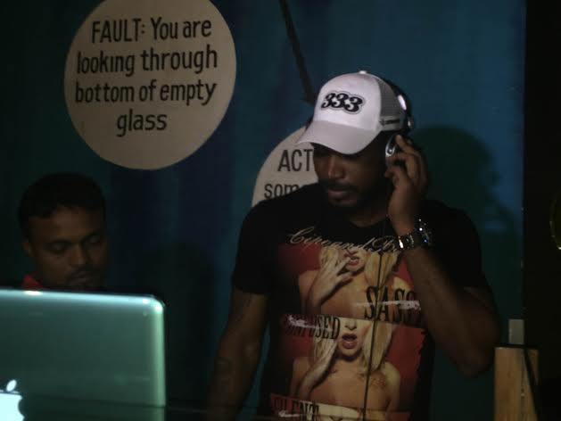 Gayle becomes DJ cum bartender at The Bar Stock Exchange