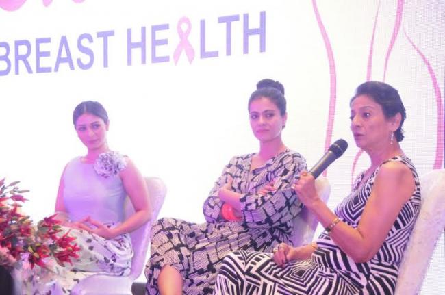 Tanuja, Kajol, Tanishaa  come together for Breast Cancer Awareness