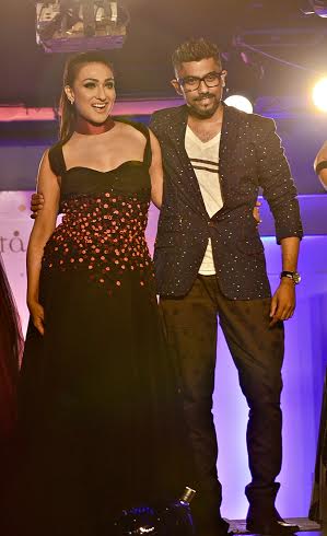Rituparna walks down the ramp for Vivek Karunakaran