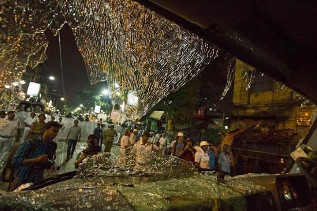 Left Front leaders 'lathicharged'