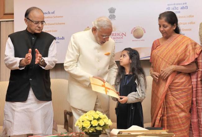 Narendra Modi launches the Gold schemes