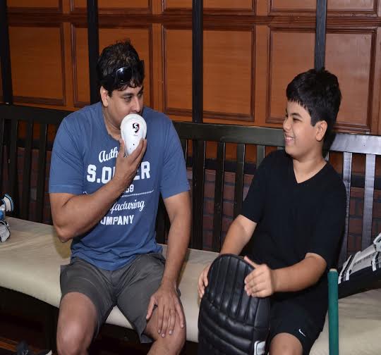 Cyrus Broacha, son Mikhail Broacha participate in Smaaash
