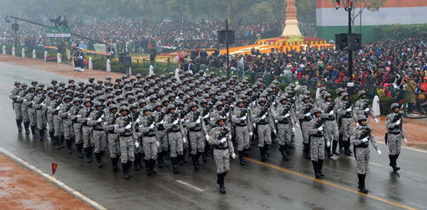 Rajpath during the 66th Republic Day Parade 2015