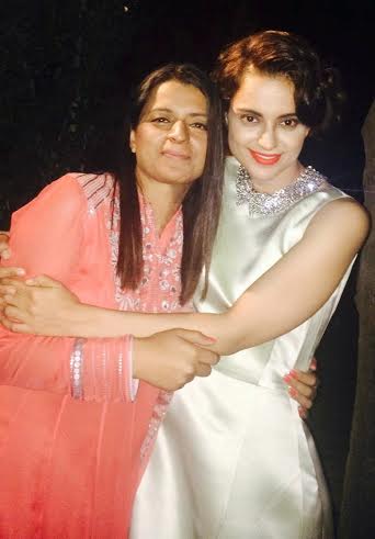 Kangana celebrates b'day at 'Tanu Weds Manu Returns poster launch