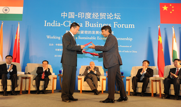  Modi meets the Chinese CEOs