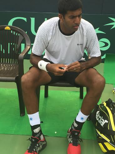 Rohan Bopanna prepares for Davis Cup clash