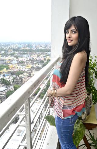 Actress Mahima Chaudhury visits Kolkata