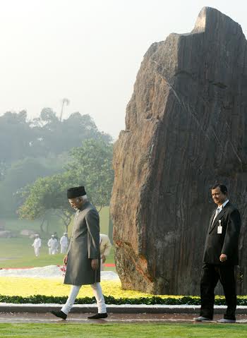  Late Smt. Indira Gandhi, on her 98th Birth Anniversary, at Shakti Sthal, in Delhi