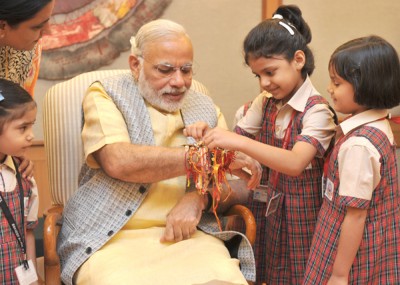 Narendra Modi, on the occasion of 'Raksha Bandhan'
