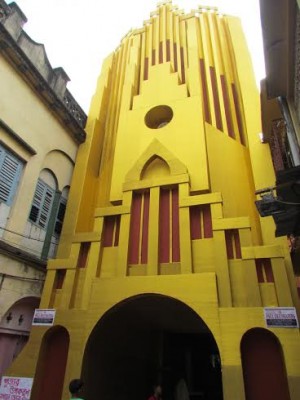 Naba Yubab Sangha worships Goddess Kali