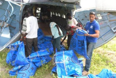 South Sudan: UN agency airlifts lifesaving survival kits to displaced