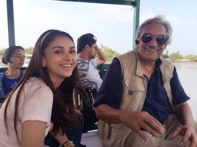 Aditi Rao Hydari celebrates birthday at Sunderbans