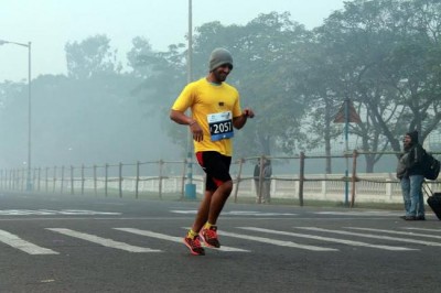 Young technocrat runs in marathon to support child rights