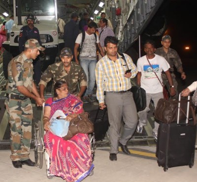 IAF evacuates 546 Indian nationals from quake hit Nepal 