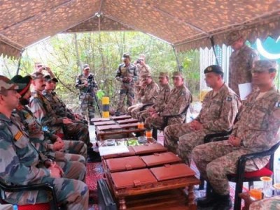 Brigade Commander level Flag Meeting  between India, Pakistan Army held to reduce border tension