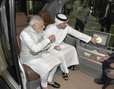 PM Modi visits Masdar City,  makes a strong pitch for investment in India at roundtable meeting with business leaders 
