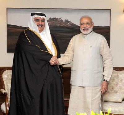 Modi receives Baharin Foreign Minister