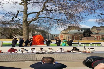 Mahatma Gandhi's statue unveiled in London