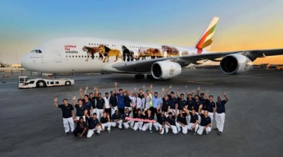 Emirates' sends super jumbo message against the illegal wildlife trade