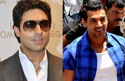 John Abraham, Abhishek Bachchan busy shooting 'Hera Pheri 3' 