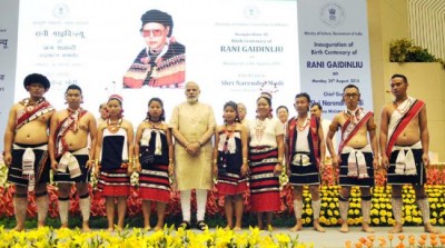 PM inaugurates birth centenary celebrations of Rani Gaidinliu