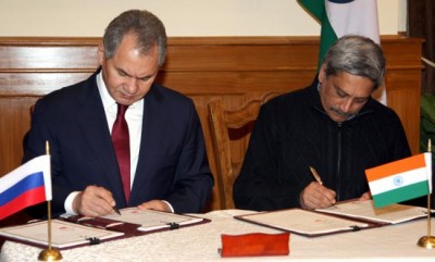 Parrikar invites Russian Defence industry to join in 'Make In India' plan