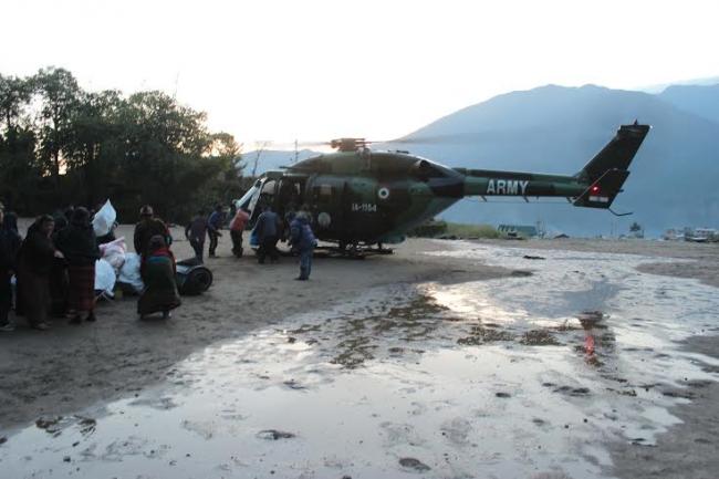 India Army conducts Op Maitri